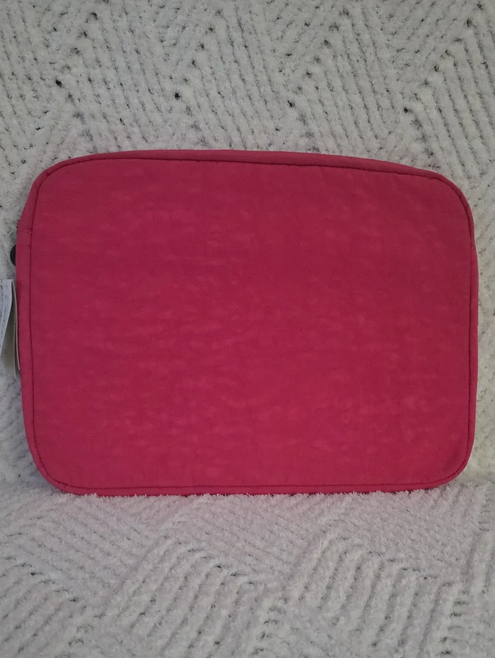 Kipling Hot Pink Laptop Sleeve with Front Pocket